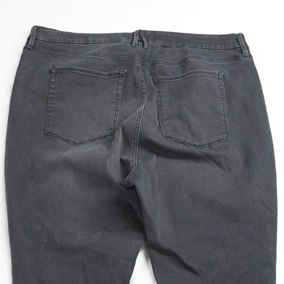 Good American 24‎ PlusGood Legs Crop Black Stretch Denim Jeans - Picture 6 of 7